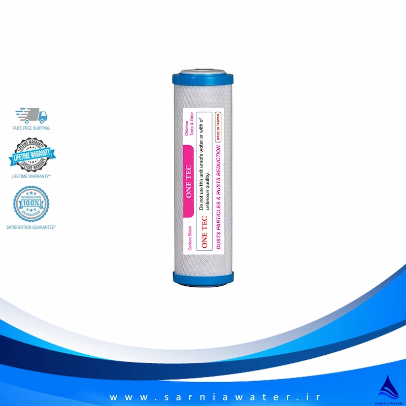 فیلتر کربن فشرده CTO تصفیه آب خانگی ۱۰ اینچ 1 فیلتر کربن فشرده CTO تصفیه آب خانگی ۱۰ اینچ فیلتر شماره ۳ دستگاه تصفیه آب