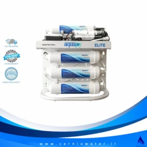 صفحه اصلی 5 دستگاه تصفیه آب الیت آکواجوی محصول شرکت هیراب سان با فیلترهای این لاین