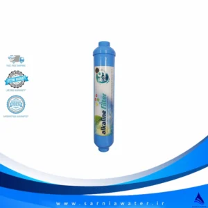 فیلتر قلیایی یا آلکالاین دستگاه تصفیه آب خانگی برای تنظیم پی اچ و تولید آب سلامت بخش