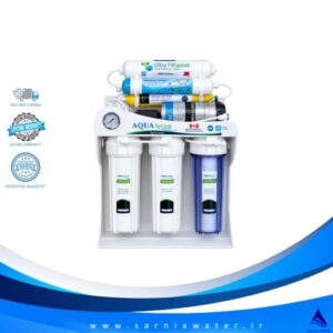 دستگاه تصفیه کننده آب آکوآ اسپرینگ مدل RO-SF5660 به همراه فیلتر تصفیه آب کد 01 مجموعه 4 عددی زیر سینکی
