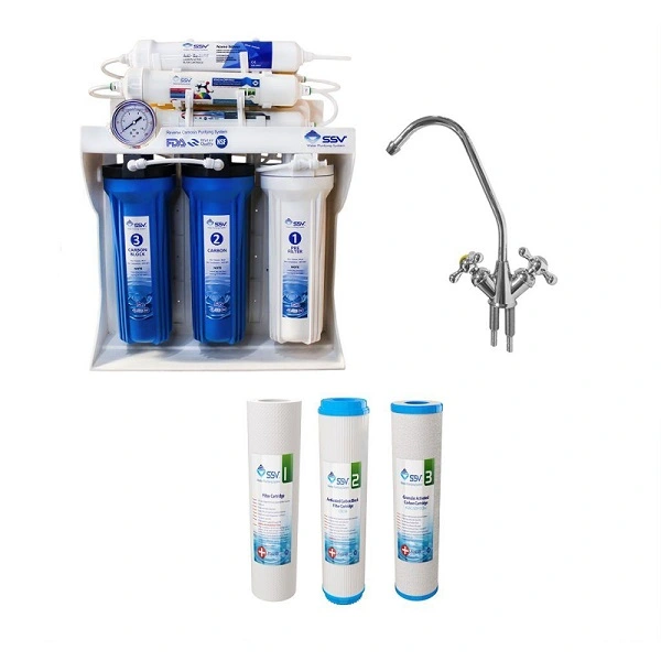 دستگاه تصفیه آب اس اس وی مدل MaxBlue 2wx1050 به همراه شیر تصفیه آب 1 دستگاه تصفیه آب اس اس وی مدل MaxBlue 2wx1050 به همراه شیر تصفیه آب