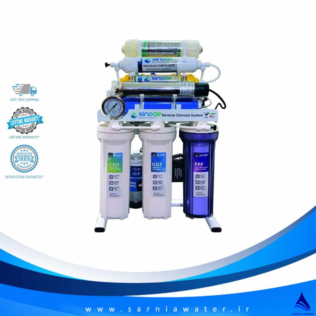 دستگاه تصفیه کننده آب زینود مدل ATS1005HB 1 دستگاه تصفیه کننده آب زینود مدل ATS1005HB یووی دار
